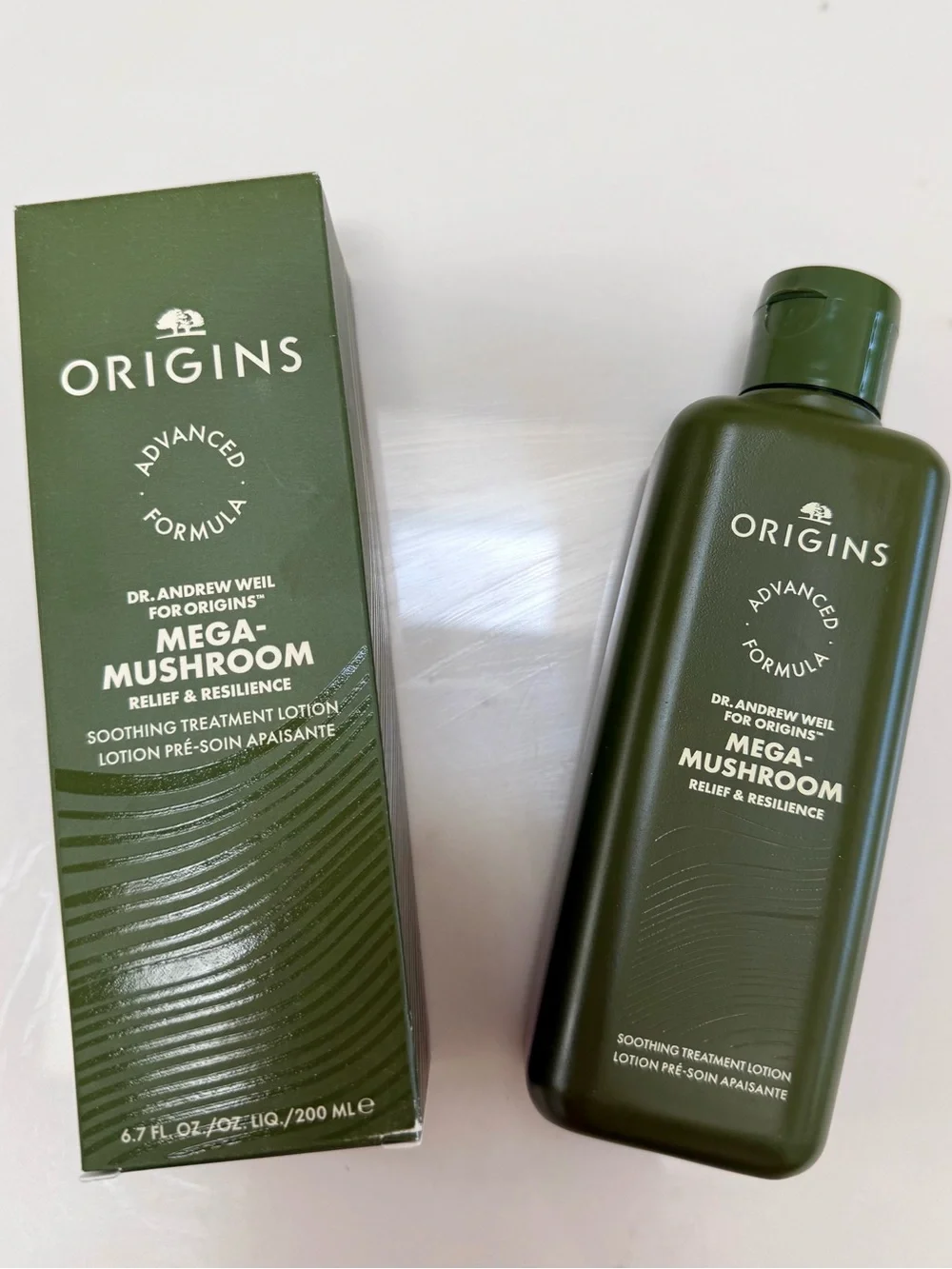 NWT - Origins Mega-Mushroom Treatment Lotion - Jumbo Size - 200 ml!
